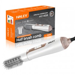 Perie cu Aer Cald HALEY HY-4001 Air 2in1, 800W, 3 Trepte Temperatura, Alb