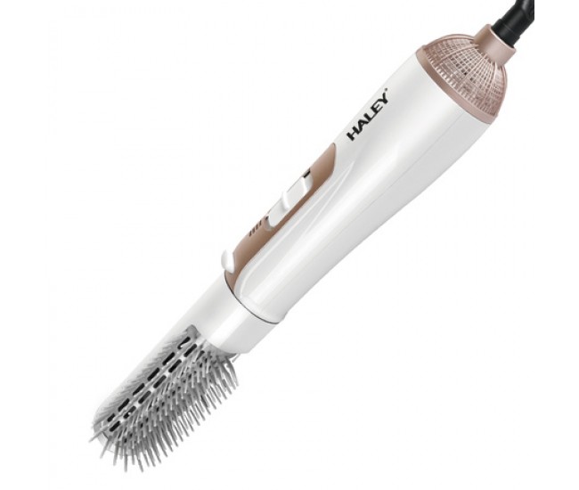 Perie cu Aer Cald HALEY HY-4001 Air 2in1, 800W, 3 Trepte Temperatura, Alb