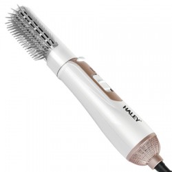 Perie cu Aer Cald HALEY HY-4001 Air 2in1, 800W, 3 Trepte Temperatura, Alb