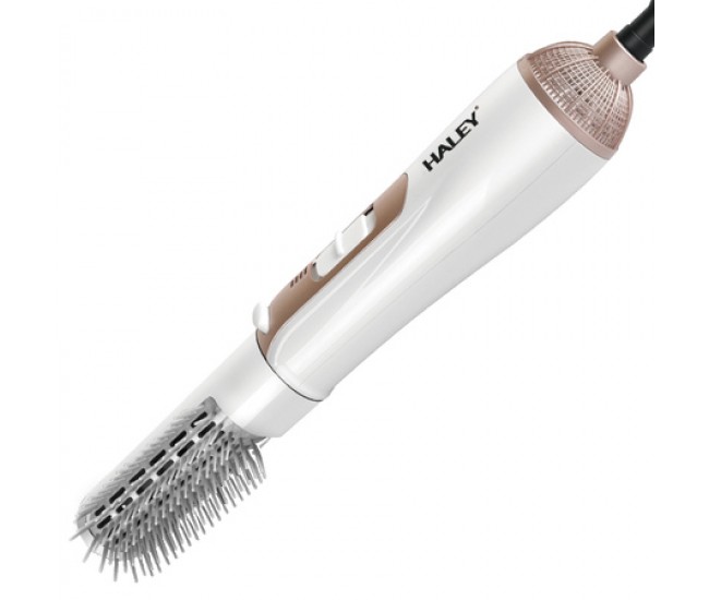 Perie cu Aer Cald HALEY HY-4001 Air 2in1, 800W, 3 Trepte Temperatura, Alb