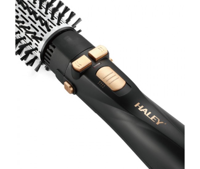 Perie Rotativa cu Uscator HALEY 6 în 1, 1200W, Capete Interschimbabile, 3 Trepte HY-4008