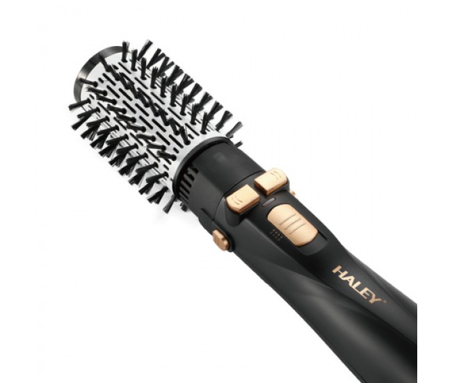 Perie Rotativa cu Uscator HALEY 6 în 1, 1200W, Capete Interschimbabile, 3 Trepte HY-4008