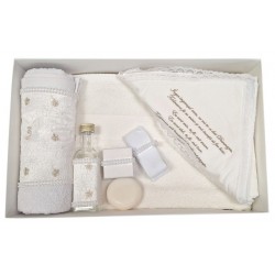 Trusou Botez cu broderie royal Set complet pentru biserica TRB524RS