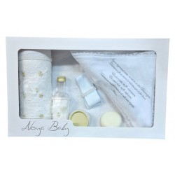 Trusou Botez cu broderie Noya Baby Alb TRB533TRC