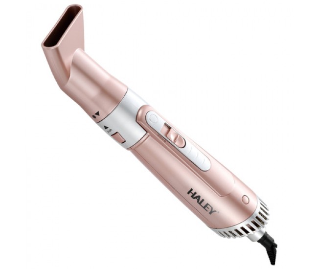 Set Uscător de Păr 7 în 1 HALEY – Ondulator Multifuncțional cu Ionizare, Protecție Termică, 800W, HY-4006