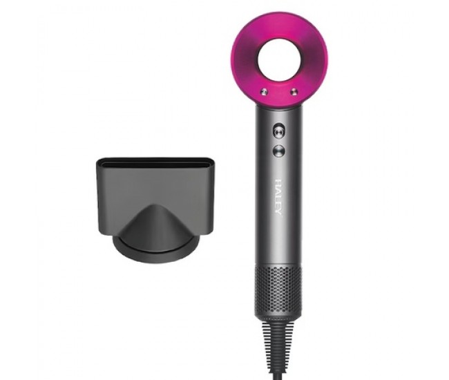 Uscator de Par Profesional HALEY HY-4009 – 1600W, Tehnologie cu Ionizare, Functionare Silentioasa si Control Avansat al Temperaturii