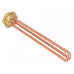 Rezistenta Boiler 3000W din Cupru Dreapta cu Filet Q  ALX-15B036