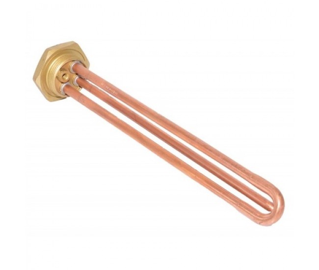 Rezistenta Boiler 3000W din Cupru Dreapta cu Filet Q  ALX-15B036