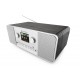 Internet radio GoGEN IR 257 BTDAB, 2x5W, DAB+/FM, LCD, Bluetooth, telecomanda, negru/argintiu