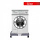Suport reglabil pentru aragaz, frigider, masina de spalat, roti cu mecanism de blocare, 65cm, 300kg gri RZLN1642