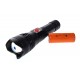 LANTERNA CU LED LUXEON 3W, RAZA VIZIBILA PE DISTANTA LUNGA, INDICATOR NIVEL INCARCARE, ACUMULATOR 26650, 8000mAH, 3.7V