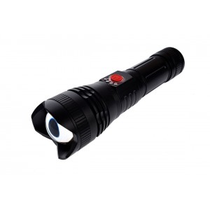 LANTERNA CU LED LUXEON 3W, RAZA VIZIBILA PE DISTANTA LUNGA, INDICATOR NIVEL INCARCARE, ACUMULATOR 26650, 8000mAH, 3.7V