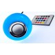Glob disco si boxa bluetooth, cu proiector de lumini si telecomanda, alb