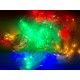 Instalatie pentru fereastra, interior, exterior,  tip plasa 240 leduri multicolore, viteza reglabila, 3m 17910