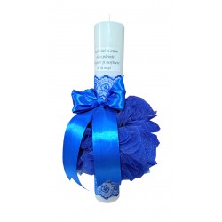 Lumanare botez baieti, pentru biserica LMN01