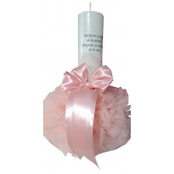 Lumanare botez fetite, pentru biserica LMN02