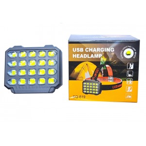 Lanterna portabila 20 COB LED, Incarcare USB, Baterie acumulator, Camping Pescuit de noapte SQ819