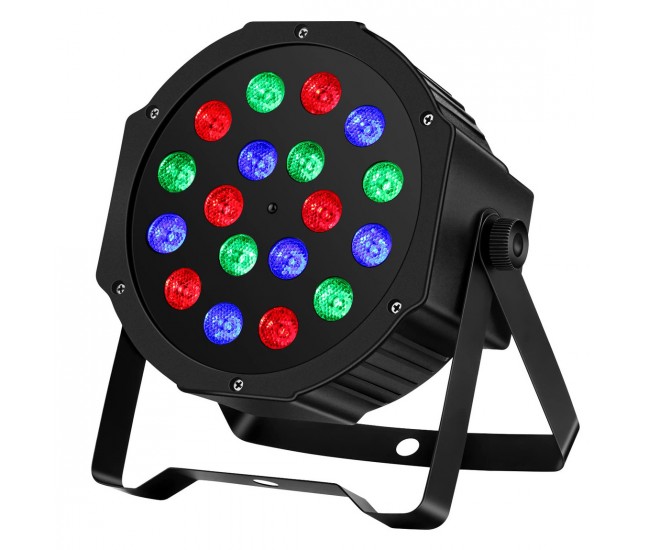 Proiector cu Lumini Disco, cu senzor de sunet, 18 LED-uri, Proiector, joc de lumini