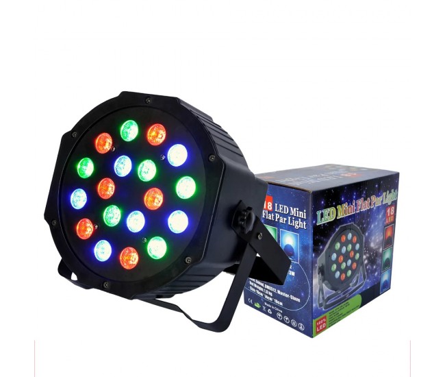 Proiector cu Lumini Disco, cu senzor de sunet, 18 LED-uri, Proiector, joc de lumini