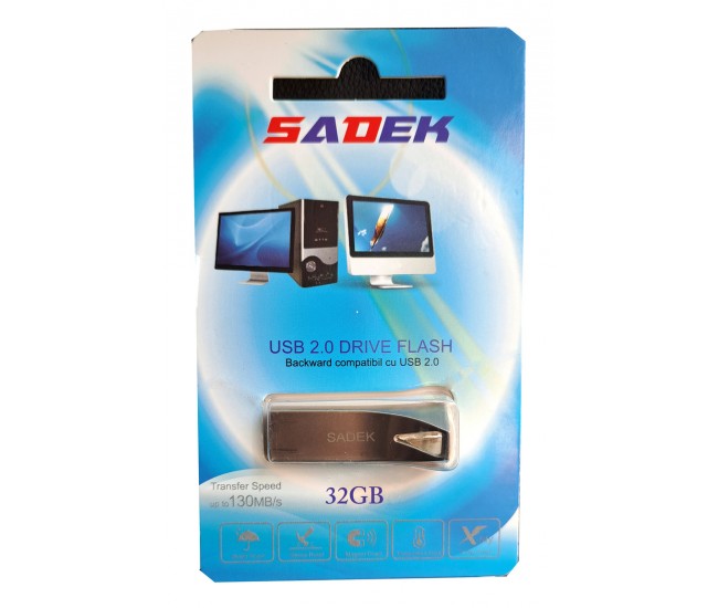 STICK USB, INOX, Memorie 8GB, USB 2.0 - SDK8GB