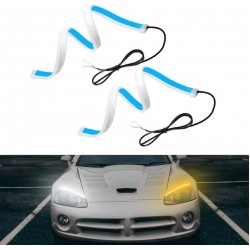 Banda LED AUTO, lumini de zi puternice si economice, 30, 45, 60cm, cu semnalizare dinamica / secventiala, Avarie, Marsarier, 12V Banda LED AUTO, lumini de zi puternice si economice, 30, 45, 60cm, cu semnalizare dinamica / secventiala, Avarie, Marsarier, 12V