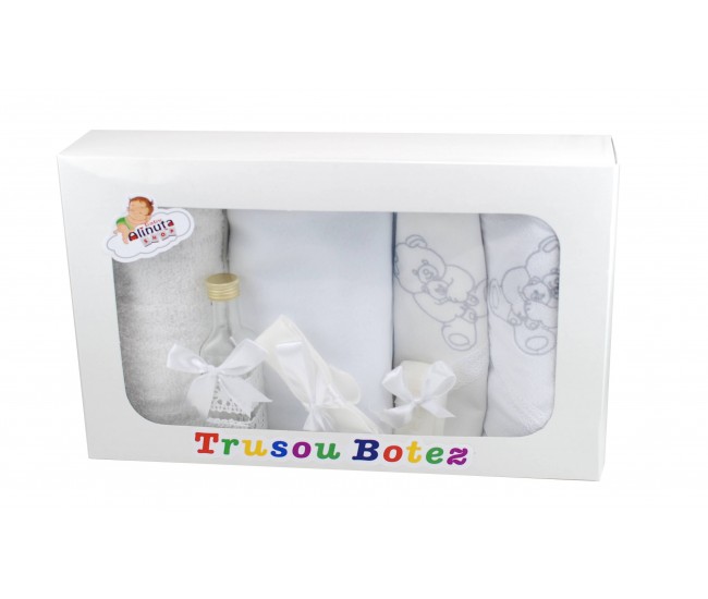 Trusou personalizat pentru botez fetite si baieti - set biserica TB21562