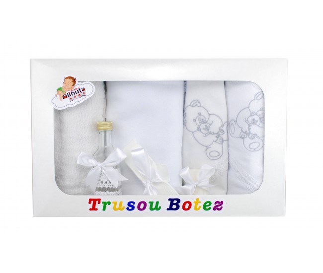 Trusou personalizat pentru botez fetite si baieti - set biserica TB21562