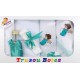 Trusou personalizat pentru botez fetite si baieti - set biserica TB21563