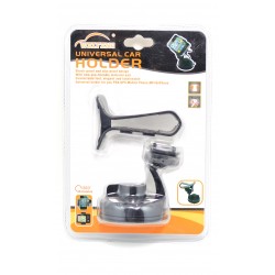 Suport auto universal cu prindere tip cleste pentru telefon