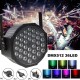 Lumini Disco cu senzor de muzica - 36 LED Proiector joc de lumini Lumini Disco cu senzor de muzica - 36 LED Proiector joc de lumini