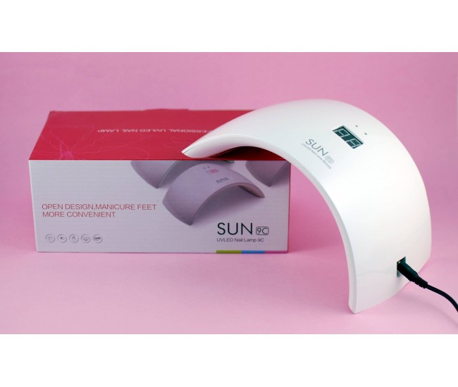 Lampa LED UV digitala SUN 9S 24W pentru uscare rapida, cu temporizator