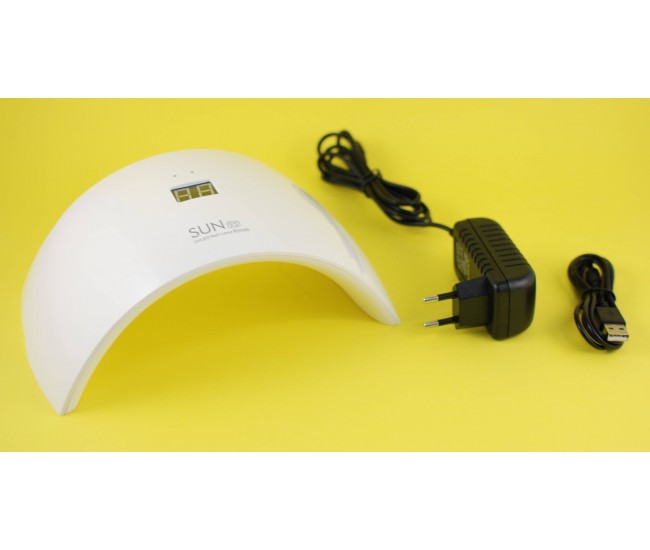 Lampa LED UV digitala SUN 9S 24W pentru uscare rapida, cu temporizator