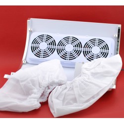 Aspirator unghii - manichiura Lila Rossa cu 3 ventilatoare