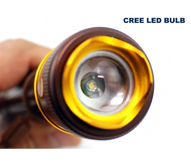Lanterna reincarcbila cu LED CREE Q5 - Waterproof and shockproof