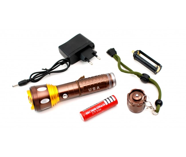 Lanterna reincarcbila cu LED CREE Q5 - Waterproof and shockproof