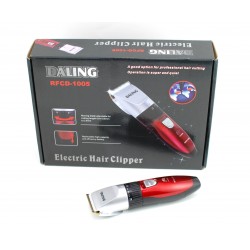 Masina profesionala de tuns DALING, fara cablu, lama din titan, cutit ceramic, REDX3