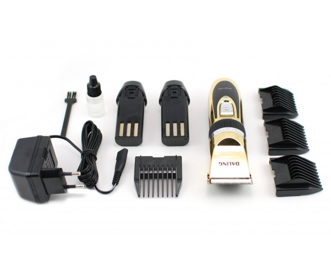 Masina profesionala de tuns Daling cutit ceramic, acumulator de rezerva, GOLD X3