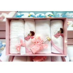 Trusou botez fetite si baieti cu Ingerasi - set complet biserica TB99167