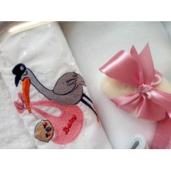 Trusou botez fetite si baieti cu Daisy - set complet biserica TB99169