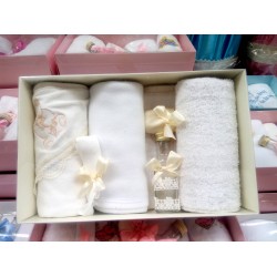 Trusou personalizat botez fetite si baieti - set complet biserica TB853