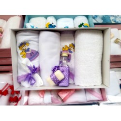 Trusou botez personalizat fetite si baieti - set pentru biserica TB864