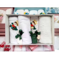 Trusou personalizat pentru botez fetite si baieti - set biserica TB865