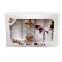 Trusou botez personalizat - traditional pentru fetite si baieti - set complet biserica T5464