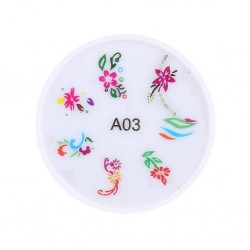  Matrita pentru manichiura SILICON alba