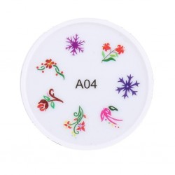  Matrita pentru manichiura SILICON alba