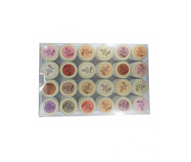 Set 24 geluri colorate Miley Natural Set 24 geluri colorate Miley Natural