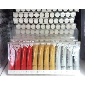 Vopsele acrilice Lidan gold+silver+red 12 x 12 ml - VA07