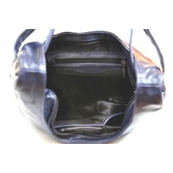 Geanta simple din piele naturala albastra G47PPALBASTRU Geanta simple din piele naturala albastra G47PPALBASTRU