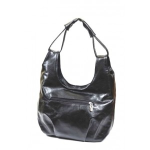 Geanta simple din piele naturala neagra G12PPNEGRU