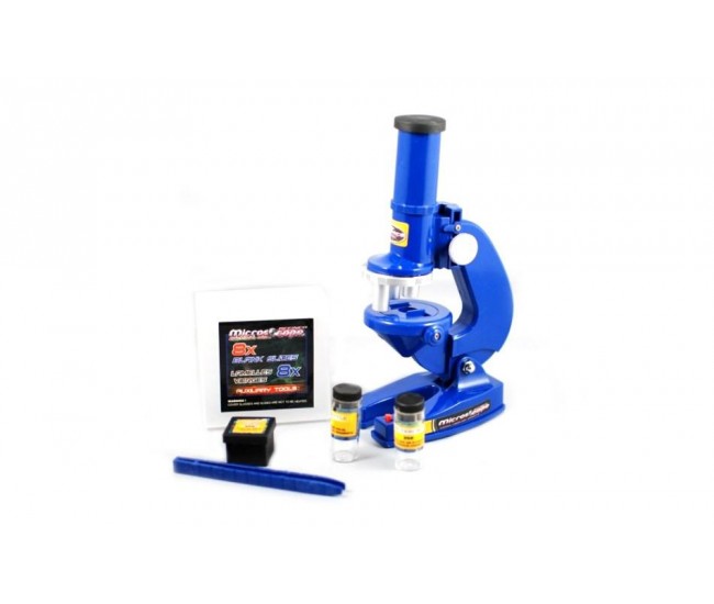 Microscop de jucarie pentru copii cu accesorii si lumina Microscop de jucarie pentru copii cu accesorii si lumina